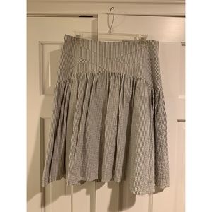 🆕 Aqua Seersucker Skirt